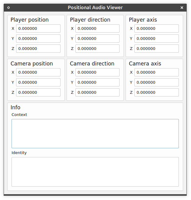 Positional Audio Viewer